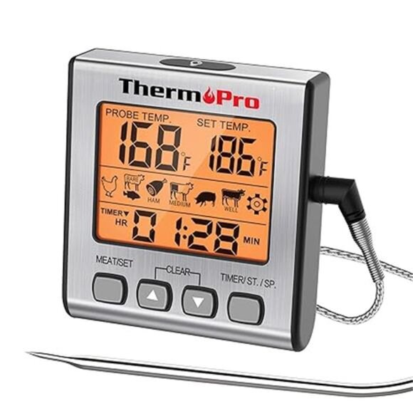 Digital Meat Thermometer for Cooking and Grilling, BBQ Food - Picture 7 of 7